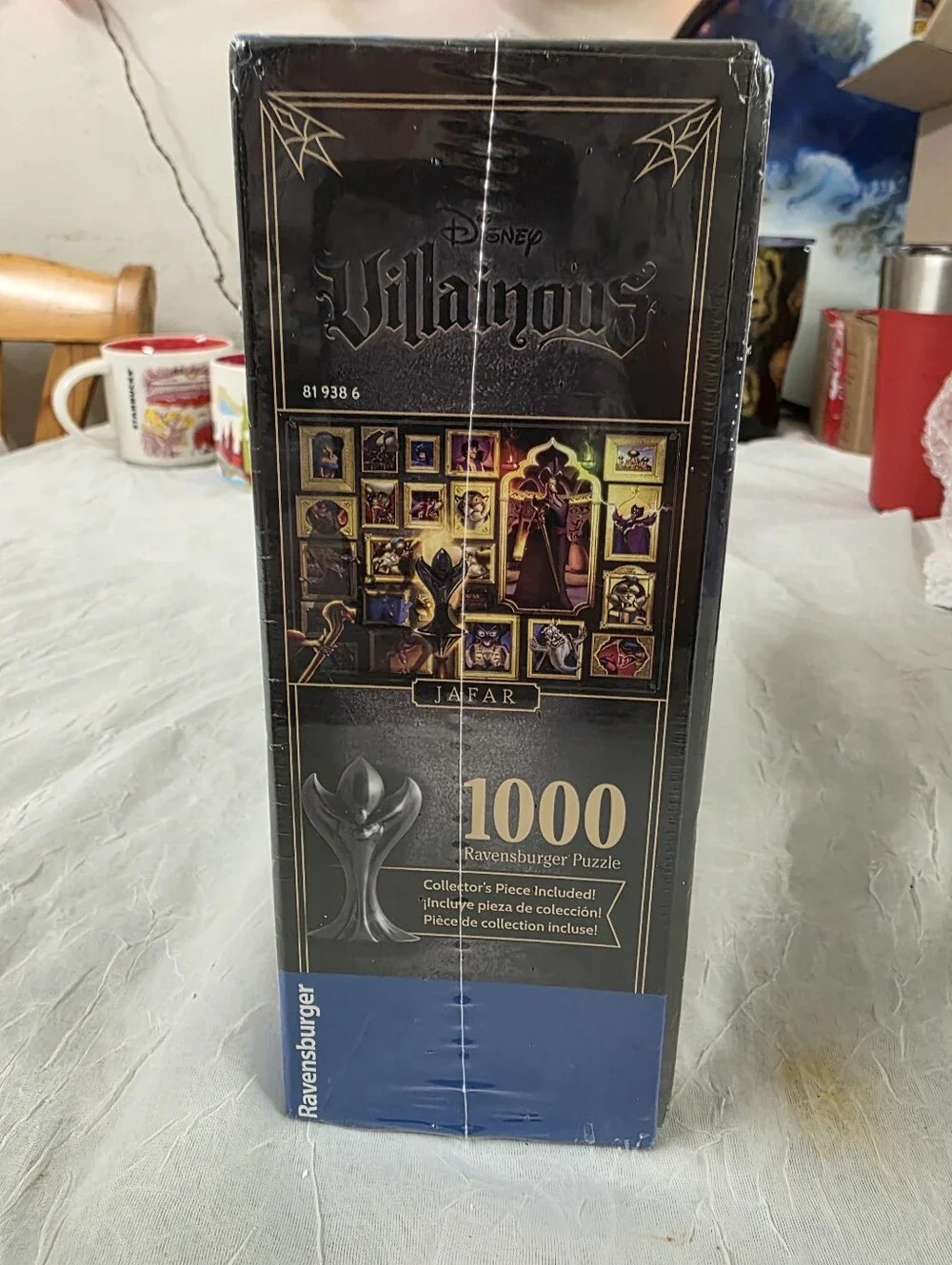 Ravensburger Disney Villainous Jafar 1000-Piece Puzzle – Black & Gold Artwork